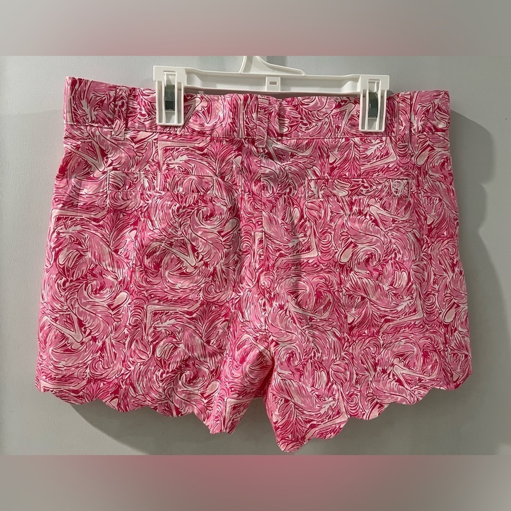 Lauren James Pink Scallop Shorts in Ruffle Some Feathers, size Medium, new! - Picture 5 of 9